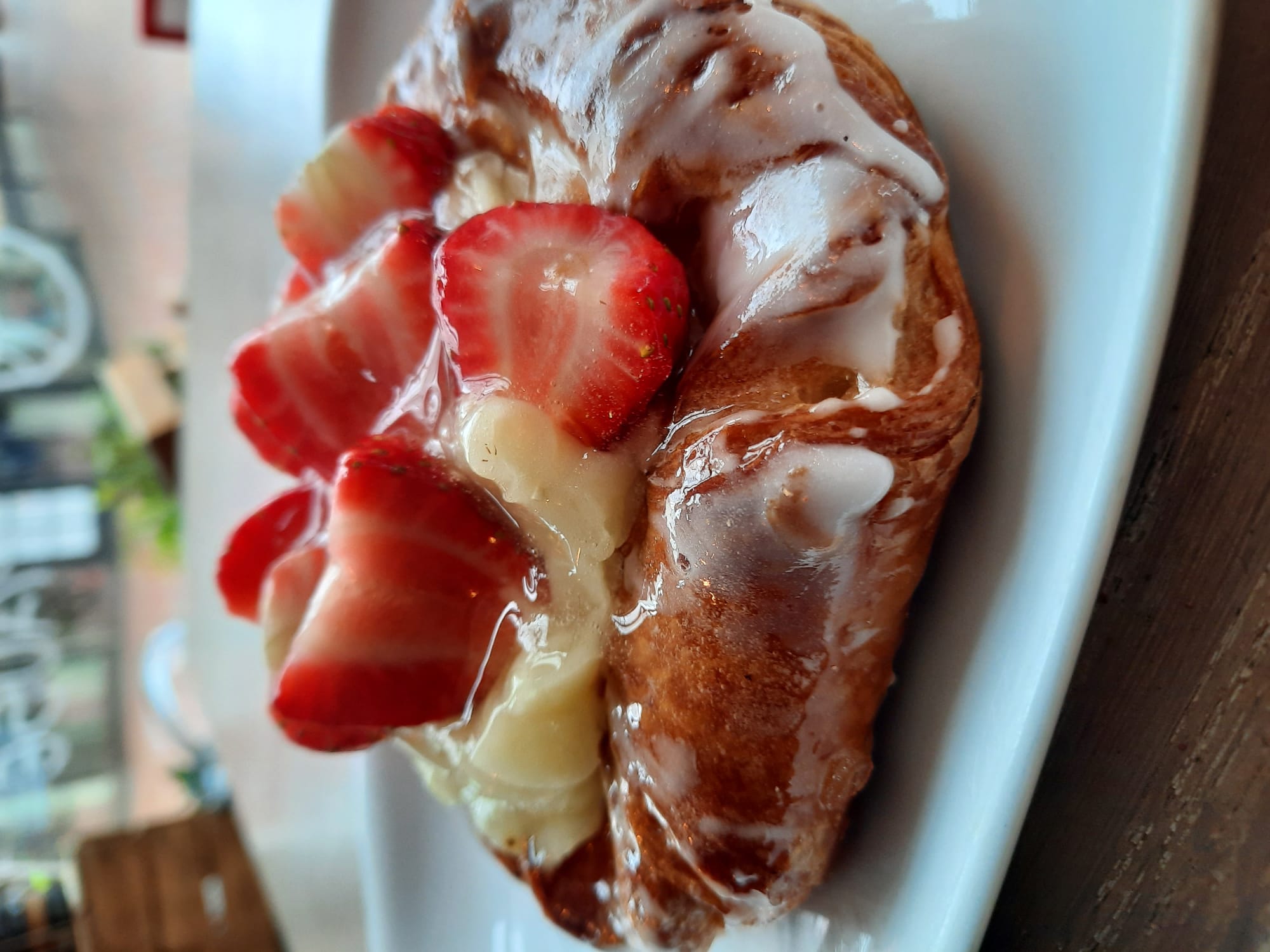 Fruchtiges Erdbeergebäck